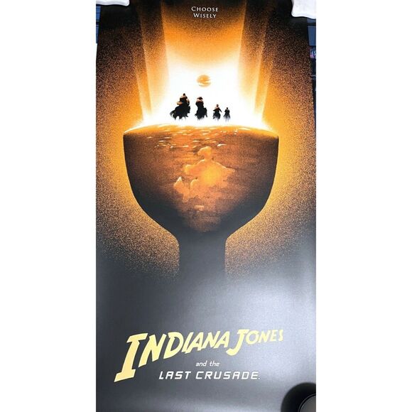 INDIANA JONES LYNDON WILLOUGHBY bottleneck gallery Art print limited edition - Picture 2 of 5